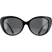 Burberry Cat Eye Dam Svart Mörkgrå BE4407