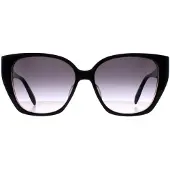 Alexander McQueen Cat Eye Dam Svart Grå Gradient AM0284S