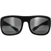 Polaroid Wrap Mens Black Grey Grey Polariserade solglasögon