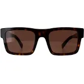 Prada Rectangle herrsköldpadda mörkbrun PR19WS