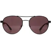Calvin Klein Rosa Lensed Matte Gunmetal Grå Inramade Solglasögon