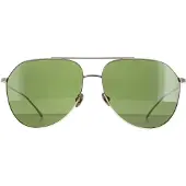 Lacoste Aviator Unisex Glänsande Guld Grön L209S