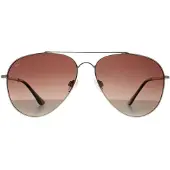 Prive Revaux Aviator Unisex Champagne Guld Brun Gradient Cali
