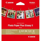 Canon 13x13cm 265g PP-201 fotopapper | Plus Glossy II | 20 ark