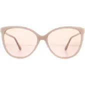 Jimmy Choo Solglasögon Lissa/S KON K1 Nude Glitter Guld Spegel