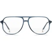 HUGO Blue-acetate optical frames with tubular temples