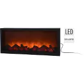 By Lille Vilde H&amp S Decoration LED elektrisk öppen spis 57x25 cm