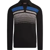 Cappuccino Italia Polo LS L/S Stickad Polo Svart