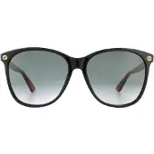 Gucci Solglasögon GG0024S 003 Svart Brun Grå Gradient