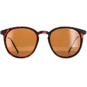 Montana Round Unisex Havana Rubbertouch Brown Polarized MP33 Solglasögon