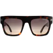 Tom Ford Square Dam Dark Havana Smoke Gradient