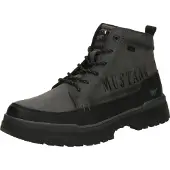 Mustang Boots med snörning 'Peppin' mörkgrå / svart