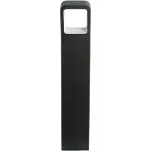 Heitronic LED pollare Juna, Svart, Aluminium / grå / zink, Modern, LED-utomhuslampa
