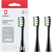 Oclean Tandborsthuvuden - Professionella Clean - 2-pack - Svart - - One Size - Hygienartiklar