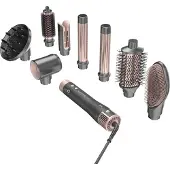 Ga.Ma Professional Multistyler UniQ Vibrance Airflow Grå, Rosa 1500 W 1,8 m