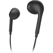 Hama In Ear hörlurar Sladd Stereo Svart Volymkontroll HiFi