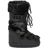 Moon Boot för kvinnor. 80D1408900 Icon Faux Fur Boots svart (35/38), Karta, Ingen, Casual, Snö