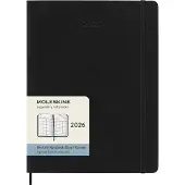 Moleskine Classic Soft 12M MonthNote XL svart 2026