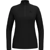 Odlo Essential Light mid layer 1/2 zip damtröja black storlek S