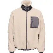 Only & Sons Fleecejacka 'ONSTYRO' kräm / kitt