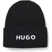 HUGO Kids' beanie hat with embroidered logo
