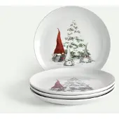 Fyrklövern Åsas Tomtejul assiett 20 cm 4-pack