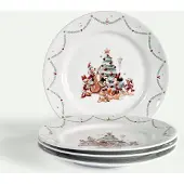 Fyrklövern Disney Jul tallrik 27 cm 4-pack Mattallrik