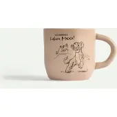Fyrklövern Lejonkungen mugg Hakuna Matata 30 cl, Sandbrun
