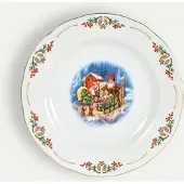 Fyrklövern Gammaldags Jul tallrik 26 cm Mattallrik