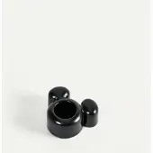 Fyrkövern Mickey Mouse ljusstake 6 x 2 cm, Svart