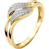 Diadema - Ring - Prestige Jewelery - Diamanter - Gult guld