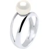 Diadema - Ring i vitguld - äkta sötvattenspärlor