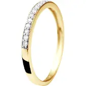 Diadema - Ring - Prestige Jewelery - Diamanter - Gult guld