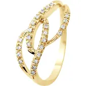 Diadema - Ring - Prestige Jewelery - Diamanter - Gult guld