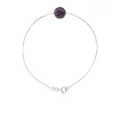 Diadema - Armband - Lila kristall - Love Jewelry Collection