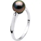 Diadema - Ring - Diamanter - Tahitipärla - Vitguld