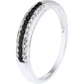 Diadema - Ring - Prestige Diamonds Vit och Svart - Vitguld