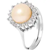 Diadema - Massiv ring med sötvattenspärla - Pure White Collection