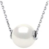 Diadema - Halsband - Silver och äkta sötvattenspärlor - Vitt
