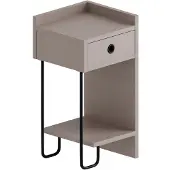 Kalune Design Kalune_Desig sidobord Sirius right. L. Brwn 30x32x61
