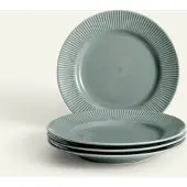 Fyrklövern Nordic Dawn assiett 21 cm 4-pack, Dagg