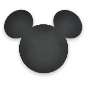 Fyrklövern Disney Mickey Mouse glasunderlägg antracit 4-pack