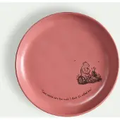 Fyrklövern Nalle Puh assiett Love 20 cm, Röd