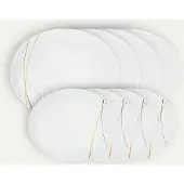 Fyrklövern Sensation tallriksset 8 delar, 4 pers Servis Tallrikar set