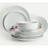 Fyrklövern Disney Vinter tallriksset 12 delar, 4 pers Servis Tallrikar set