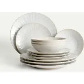 Fyrklövern Terra Fiore tallriksset 12 delar, 4 pers Servis Tallrikar set
