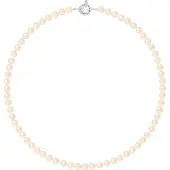 Diadema - Halsband - Äkta Sötvattenspärlor - Rosa - Silver