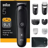 Braun AIO5540, Svart, 0,5 mm, 2,1 cm, Batteri, 120 min, Inbyggt batteri