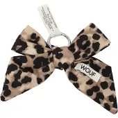 Wouf Feline Bow Bag Charm leopard