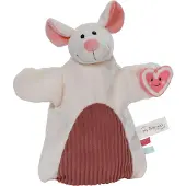 Nici 2-i-1 Mus Doudou Och Marionett 26x25 Cm